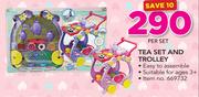 Tea Set And Trolley-Per Set