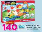 Kid Connection 20 Piece Stunt Driver Jump Set
