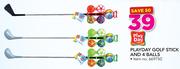PlayDay Golf Stick And 4 Balls
