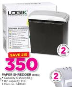 Logik Paper Shredder S056