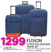 Fusion 3 Piece Eva Moulded Travel Set