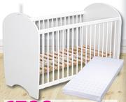 Ditalia Wooden Cot Mattress