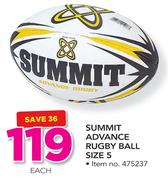 Summit Advance Rugby Ball Size5