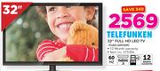 Telefunken 32" FHD LED TV TLED-32FHDP