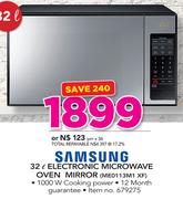 Samsung 32Ltr Electronic Microwave Oven Mirror ME0113M1 XF