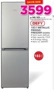 Defy 183Ltr Metallic Fridge/Freezer D220D