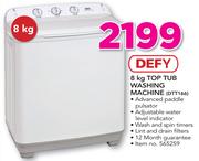 Defy 8Kg Top Tub Washing Machine DTT166