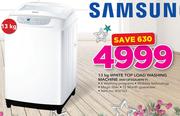 Samsung 13Kg White Top Load Washing Machine WA13F5S2UWW F