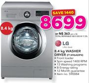 LG 8.4Kg Washer Dryer F1496ADP4
