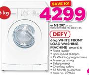 Defy 6Kg White Front Load Washing Machine DAW373
