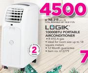 Logik 10000BTU Portable Airconditioner