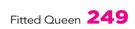 Design Studio Queen Fitted White Sheet