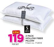 Sheraton 2 Pack Hollow Fiber Pillow-For 2 Per Set