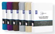 Mainstays 3 Piece Double Microfibre Fitted Sheets-Per Set
