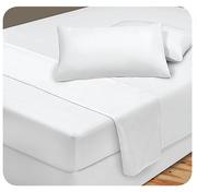 Design Studio King Fitted White Sheet