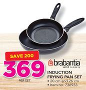 Brabantia Induction Frying Pan Set-Per Set