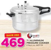 Tissolli 7Ltr Aluminium Pressure Cooker