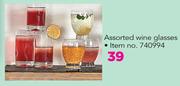 Assorted Wine Glasses