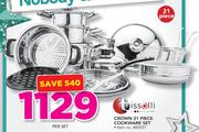 Tissolli Crown 21 Piece Cookware Set-Per Set