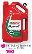 Castrol 5Ltr SAE40 Engine Oil
