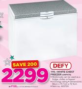 Defy 195Ltr White Chest Freezer DMF470