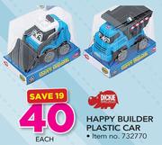 Dickie Happy Builder Plastic Car-Each