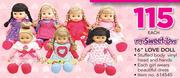 My Sweet Love 16" Love Doll-Each