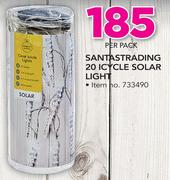 Santa's Trading 20 Icycle Solar Light-Per Pack