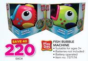 Play Day Fish Bubble Machine-Each