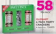Glenart 6 Pack Party Crackers-Per Pack
