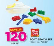 Play Day Boat Beach Set-Per Set