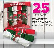 Crackers Crepe 6 Pack-Per Pack
