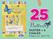 Butterfly Duster+ 6 Chalks