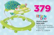 Little One Duck Baby Walker