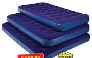 Camp Master Double Airbed Flocked