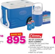 Coleman 40 QT Cooler Box Combo