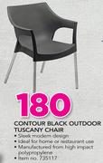 Contour Black Outdoor Tuscany Chair