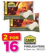 Camp Master Firelighters-For 2