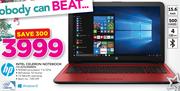 HP Intel Celeron Notebook 15-AY033NIRED