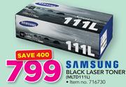 Samsung Black Laser Toner MLTD111L