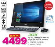 Acer Intel Celeron All In One Desktop AZ1-602