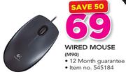 Logitech Wired Mouse M90