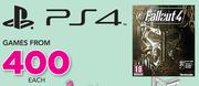 PS4 Games-Each
