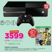 Xbox One 500GB Console+ Free Fifa 17 Game