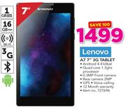 Lenovo A7 7" 3G Tablet