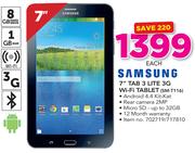Samsung 7" Tab 3 Lite 3G Wi-Fi Tablet SM-T116