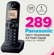 Panasonic Dect Telephone KX-RTGB110SAB