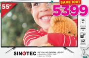 Sinotec 55" FHD Digital LED TV