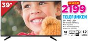 Telefunken 39" FHD LED TV TLEDD-39FHD A