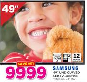 Samsung 49" UHD Curved LED TV 49KU7350